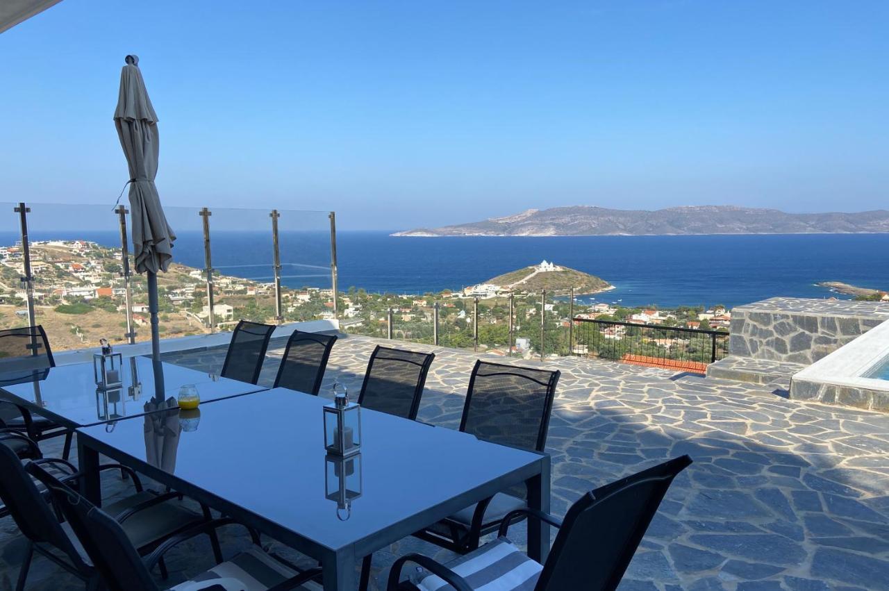 Villa Panorama Agia Marina Mikrolimanou Dış mekan fotoğraf