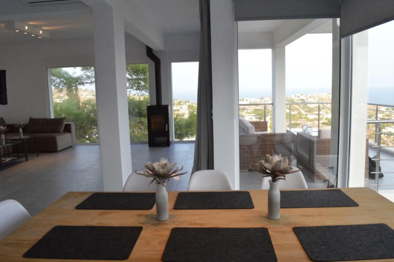 Villa Panorama Agia Marina Mikrolimanou Dış mekan fotoğraf